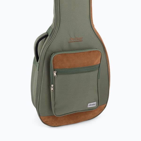On-Stage GBAADV4770GN Adventure Series Acoustic Guitar Gig Bag Green