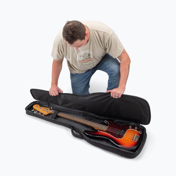 On-Stage GBBADV4770BK Adventure Series Bass Guitar Gig Bag Black