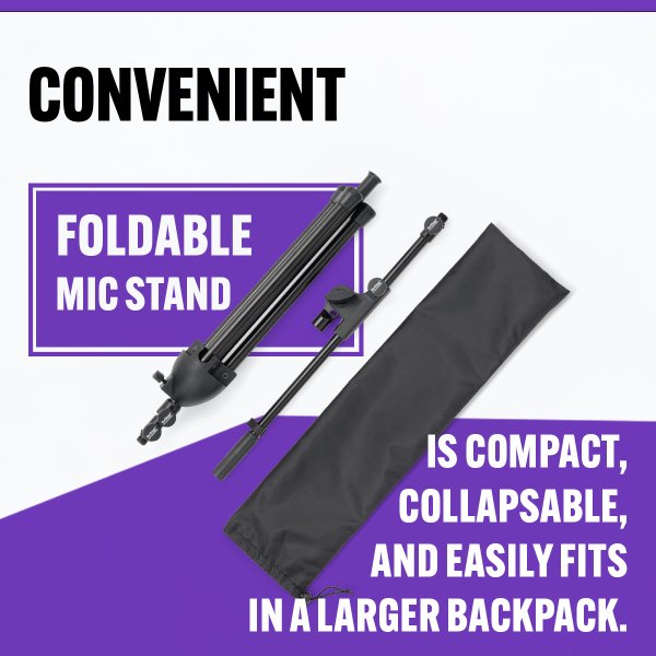 On-Stage MS500 Travel Mic Stand