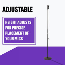 Load image into Gallery viewer, On-Stage MS9510 Production-Grade One-Handed Mic Stand with Round Base