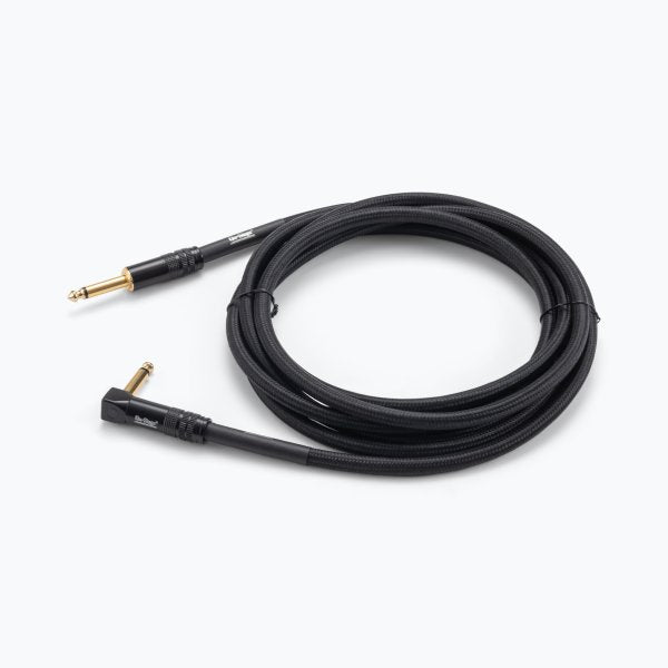On-Stage OSPRO-ICR-10 Production-Grade Braided Instrument Cable (Right Angle to Straight) 10 ft