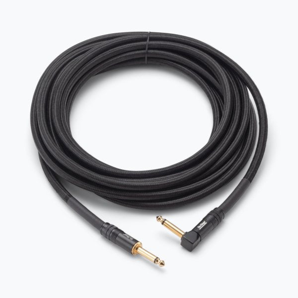 On-Stage OSPRO-ICR-25 Production-Grade Braided Instrument Cable (Right Angle to Straight) 25 ft