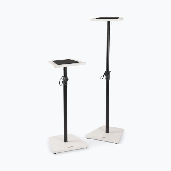 On-Stage SMS7500W Wood Studio Monitor Stands (White, Pair)