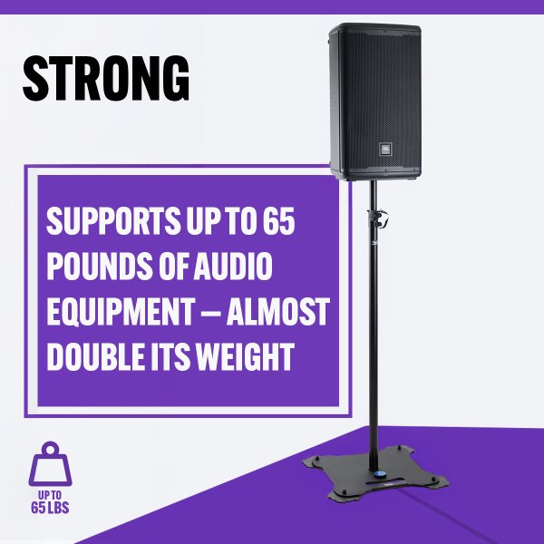 On-Stage SS8000 Production-Grade Speaker/Lighting Stand