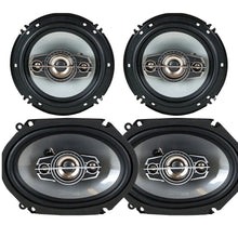 Charger l'image dans la galerie, Absolute TQ-654 6.5" + TQ-684 6x8" 4-Way Speaker Fit 1987-1993 Ford Mustang