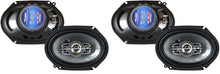 Charger l'image dans la galerie, 2 Pair Absolute TQ-684 6"x8" 600W 4-Way Coaxial Loudspeakers Car Speakers