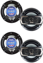 Load image into Gallery viewer, 2 Pairs 6.5" Front &amp; Rear Speakers Fit 2008-2022 Honda Accord