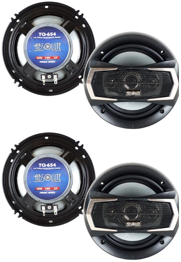 2 Pairs 6.5" Front & Rear Speakers Fit 2006-2011 Honda Civic