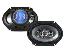 Charger l'image dans la galerie, 2 Pair Absolute TQ-684 6"x8" 600W 4-Way Coaxial Loudspeakers Car Speakers