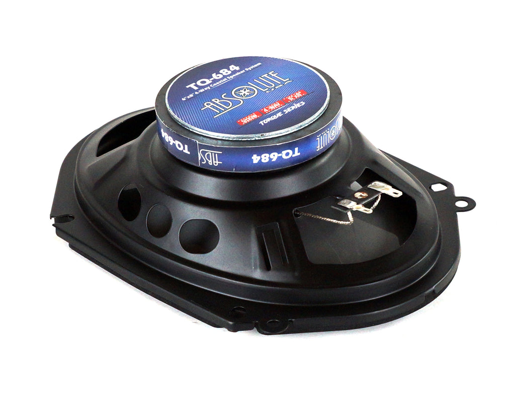 2 Pair Absolute TQ-684 6"x8" 600W 4-Way Coaxial Loudspeakers Car Speakers