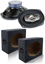 Charger l'image dans la galerie, Absolute TQ-695 6x9" 5-Way Coaxial Car Speakers 600W + 6X9" Enclosure Empty Box