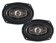 Charger l'image dans la galerie, 2 Absolute TQ-695 6x9" 5-Way Coaxial Car Speakers 600W Pair Carbon Fiber Cone Full-Range Audio Upgrade