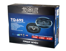 Charger l'image dans la galerie, 2 Absolute TQ-695 6x9" 5-Way Coaxial Car Speakers 600W Pair Carbon Fiber Cone Full-Range Audio Upgrade