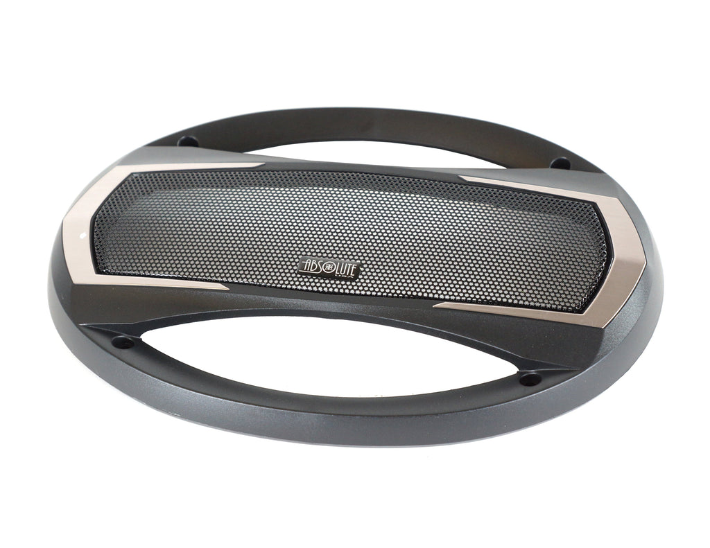 Absolute TQ-695 6x9" 5-Way Coaxial Car Speakers 600W Pair Carbon Fiber Cone Full-Range Audio Upgrade