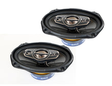 Charger l'image dans la galerie, 2 Absolute TQ-695 6x9" 5-Way Coaxial Car Speakers 600W Pair Carbon Fiber Cone Full-Range Audio Upgrade