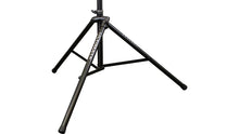Load image into Gallery viewer, Ultimate Support TS-110BL Air-Powered Series® Lift-assist Aluminum Tripod Speaker Stand with Integrated Speaker Adapter - Extra Tall &amp; Includes Leveling Leg