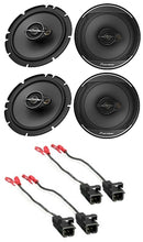 Charger l&#39;image dans la galerie, 2 Pairs Pioneer TS-A1670F 6.5&quot; Car Truck Front Rear Door Speakers Harness Fit GM 06-16