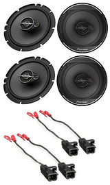 2 Pairs Pioneer TS-A1670F 6.5