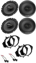 Charger l&#39;image dans la galerie, 2 Pairs Pioneer TS-A1670F 6.5&quot; Car Truck Front Rear Door Speakers Fit GM 06-16