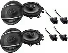 Charger l&#39;image dans la galerie, 4 Pioneer TS-A1680f 6.5&quot; 350-Watt 4Way Speakers + Metra 72-4568 Speaker Harness for Selected General Motor Vehicles