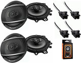 2 Pairs Pioneer TS-A1680F 350W Max (80W RMS) A-Series 6.5
