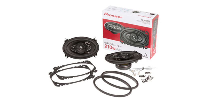 Pioneer TS-A4670F 4" x 6" 210 Watts Max 4-Way A-Series Car Audio Coaxial Speaker