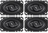 4 Pioneer TSA4670F A-Series Black 4-Way Coaxial Car/Truck Auto Speakers