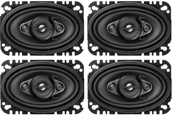 4 PIONEER TS-A4670F 4" x 6" 210W 4-WAY CAR AUDIO SPEAKERS (PAIR) 210W MAX RMS