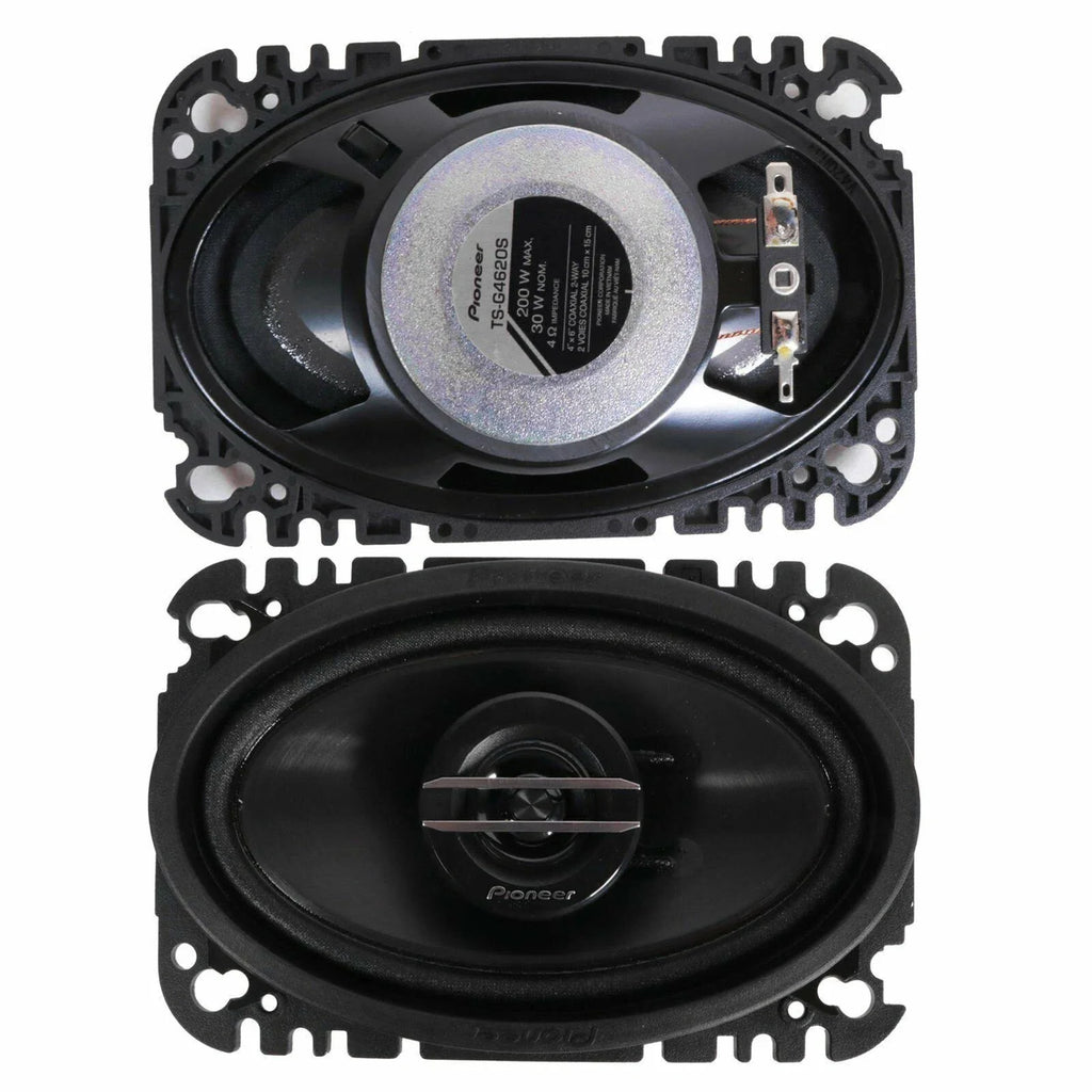 Pioneer TS-G4620S 400W Max 60W RMS 4" x 6" G-Series 2-Way Coaxial Car Speakers