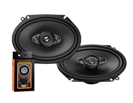 Pair of Pioneer 5x7/ 6x8 Inch 4-Way 350 Watt Car Audio Speakers TS-A6880F + Mobile Bracket Holder