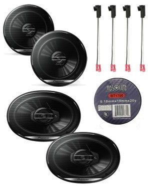 Pioneer 6x9" 3-Way & 6.5" 2-Way Speaker Bundle Fit Chevrolet GMC Buick