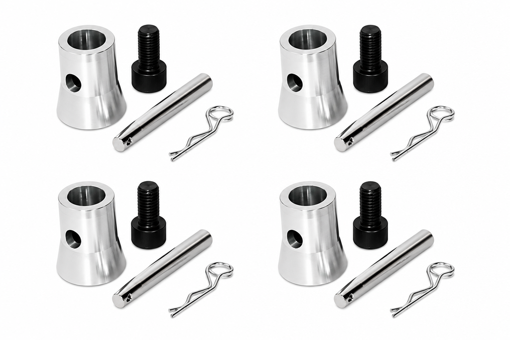 MR DJ DTTHCC14-4KIT 4 Pack Universal Half Conical Connector Pack for Truss Junction Boxes