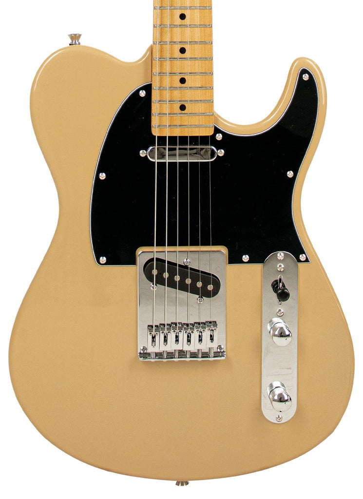 Tagima TW 55-BS-LF/BK Electric Guitar - Butterscotch