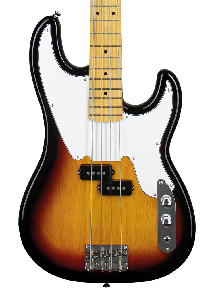 Tagima TW 66-SB-LF/WH Electric Bass Guitar - Sunburst