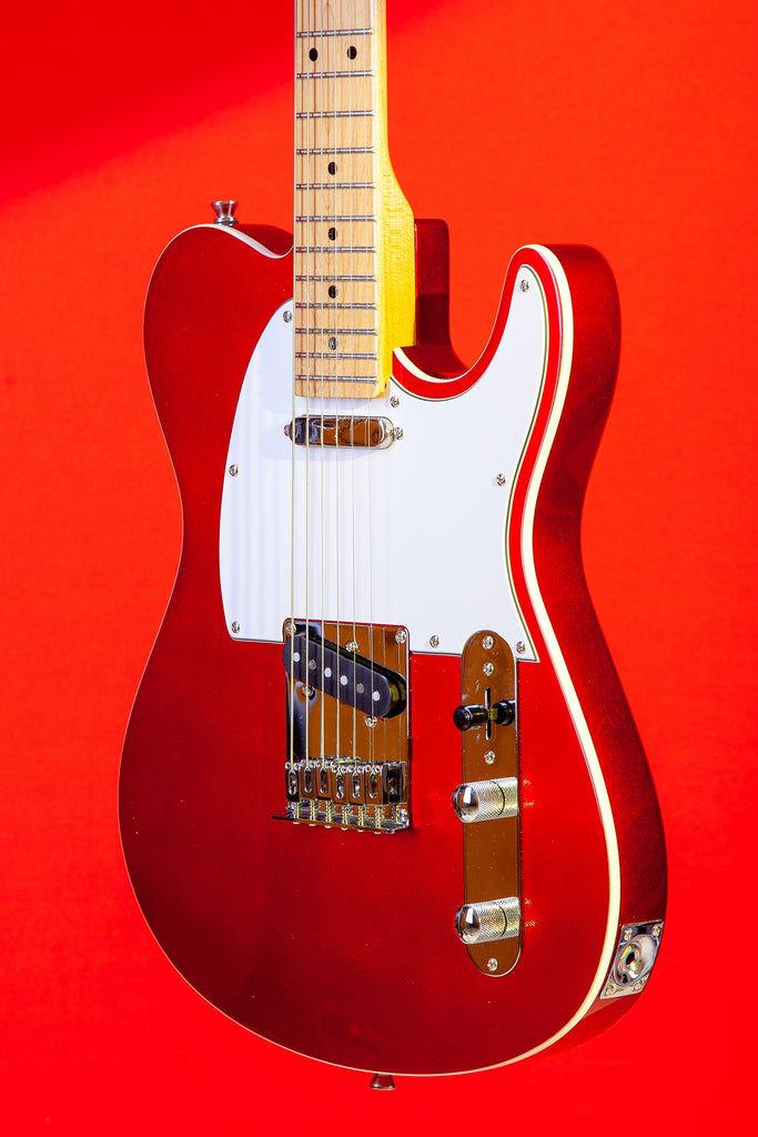 Tagima T 550 CA-LF/WH Electric Guitar - Candy Apple Red