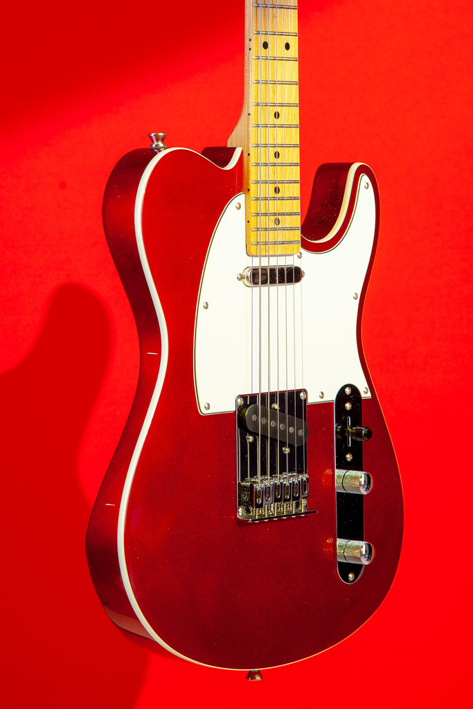 Tagima T 550 CA-LF/WH Electric Guitar - Candy Apple Red
