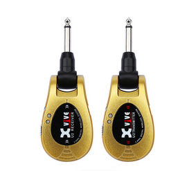 Xvive Audio U2 Digital Wireless System 2.4 GHz for Guitars - Gold