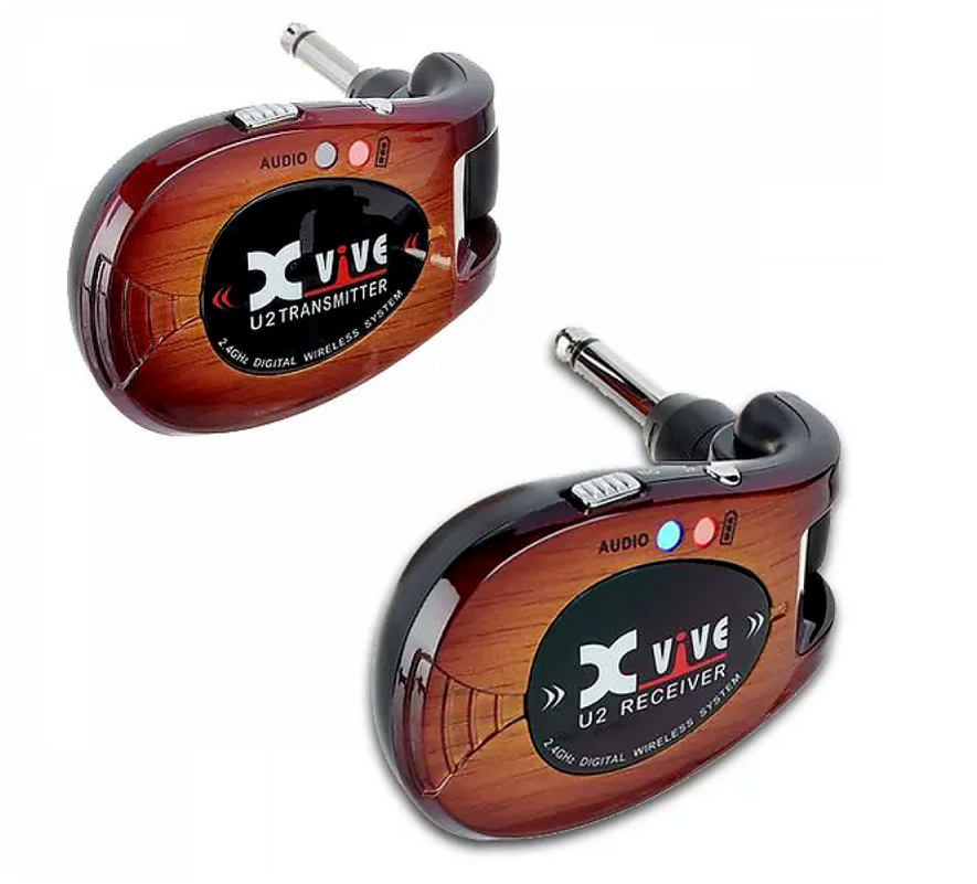 Xvive Audio U2 Digital Wireless System 2.4 GHz for Guitars - Tone Sunburst