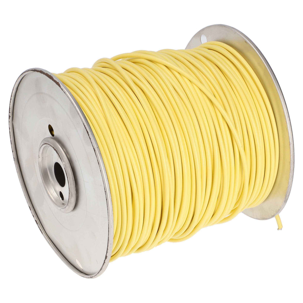 Install Bay US12500YL 12 GA US GPT All Copper Primary Wire Yellow - Coil of 500 Ft
