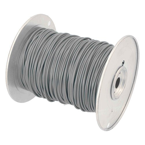 Install Bay US14500GY 14 GA US GPT All Copper Primary Wire Gray - Coil of 500 Ft