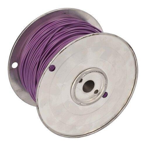 Install Bay US16500PL 16 GA US GPT All Copper Primary Wire Purple - Coil of 500 Ft