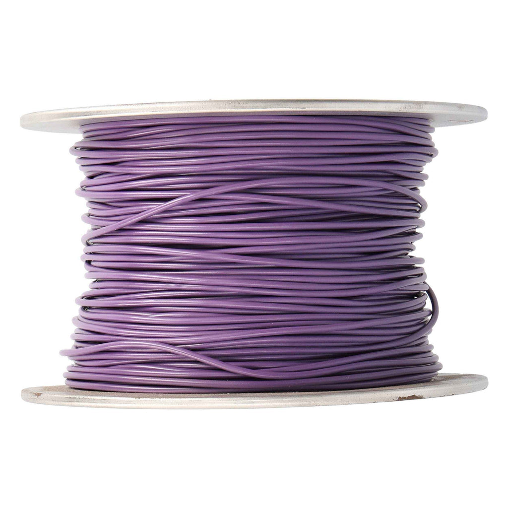 Install Bay US18500PL 18 GA US GPT All Copper Primary Wire Purple - Coil of 500 Ft