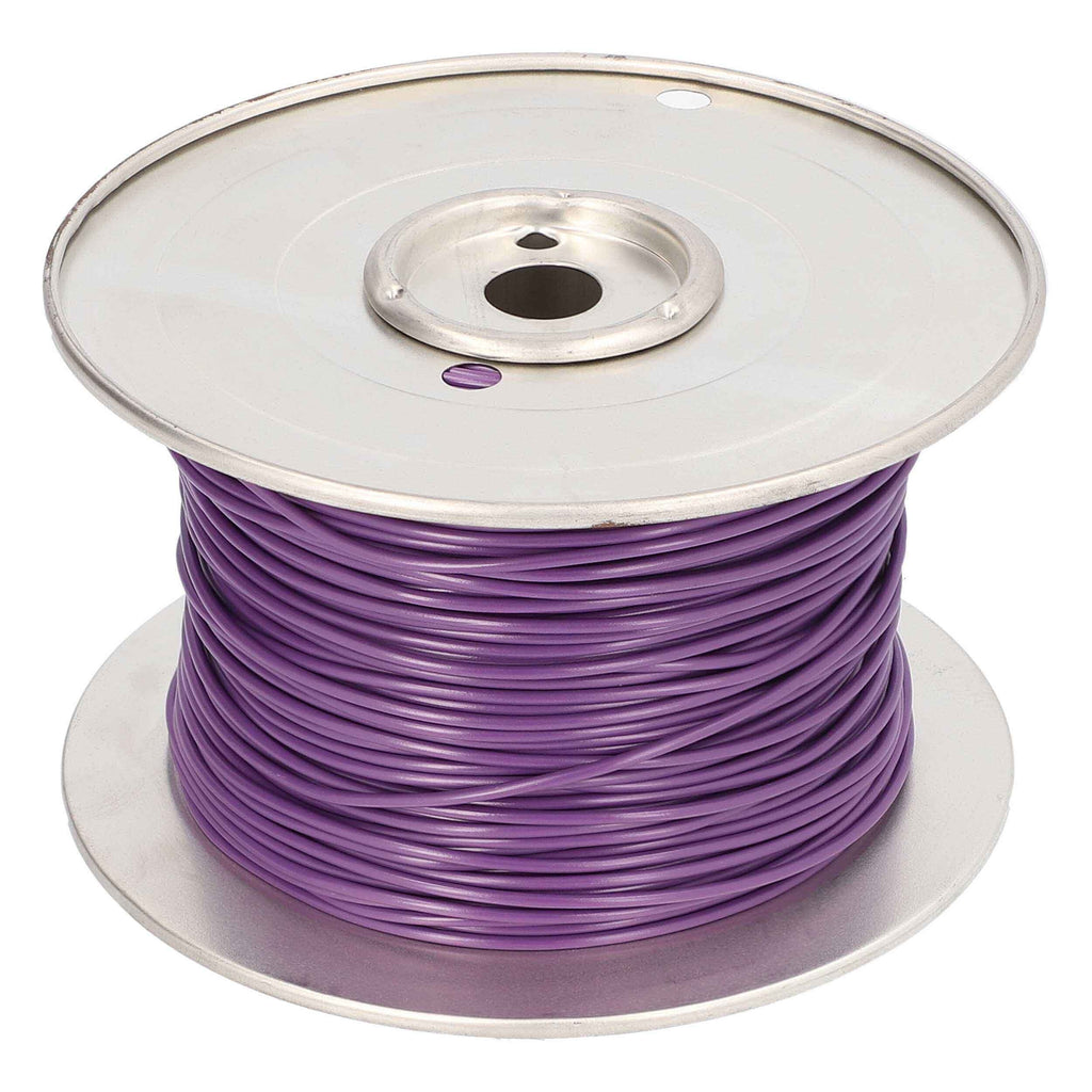 Install Bay US18500PL 18 GA US GPT All Copper Primary Wire Purple - Coil of 500 Ft
