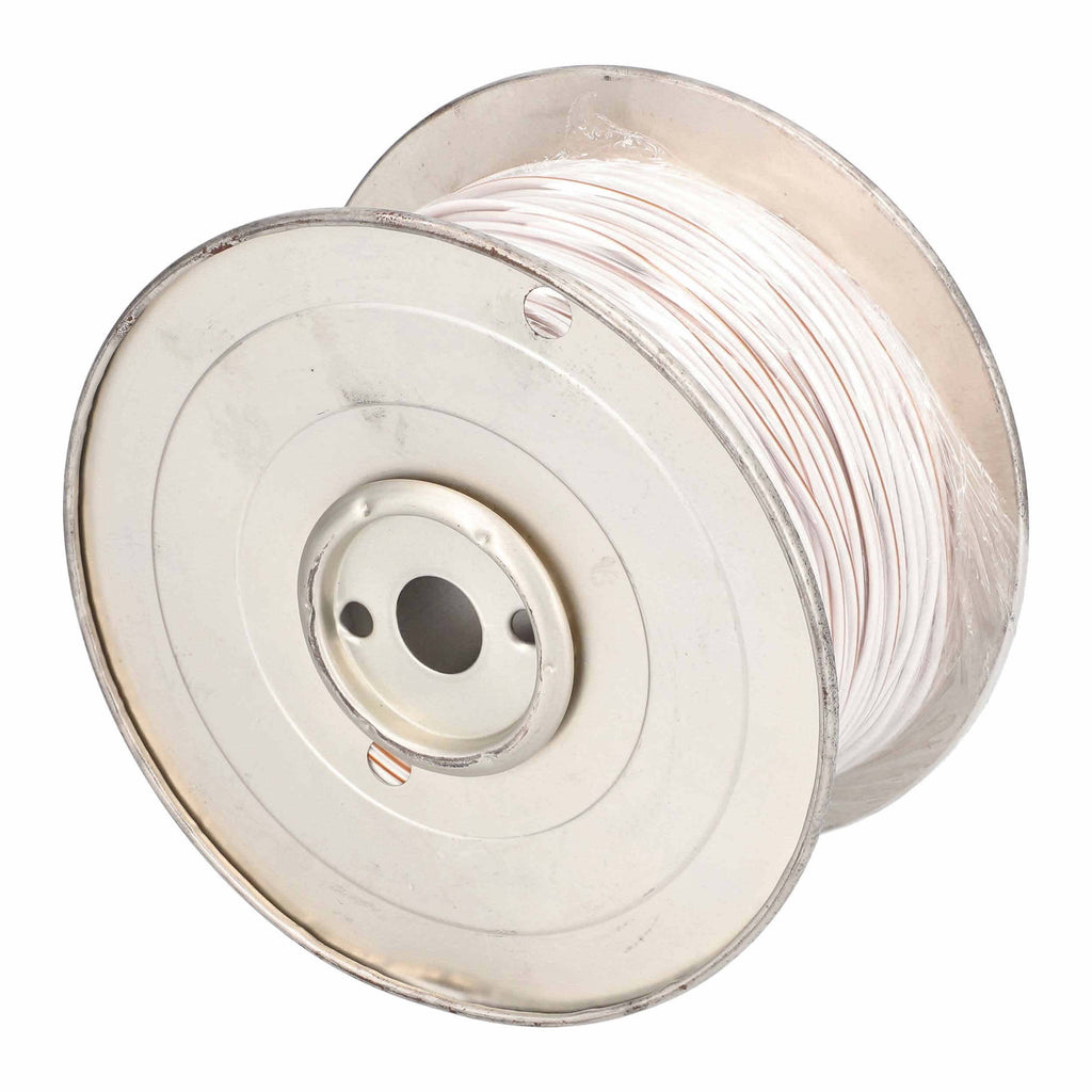 Install Bay US18500WBR 18 GA US GPT All Copper Primary Wire White w/Brown Trace