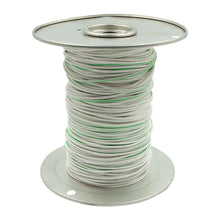 Load image into Gallery viewer, Install Bay US18500WGN 18 GA US GPT All Copper Primary Wire White w/Green Trace