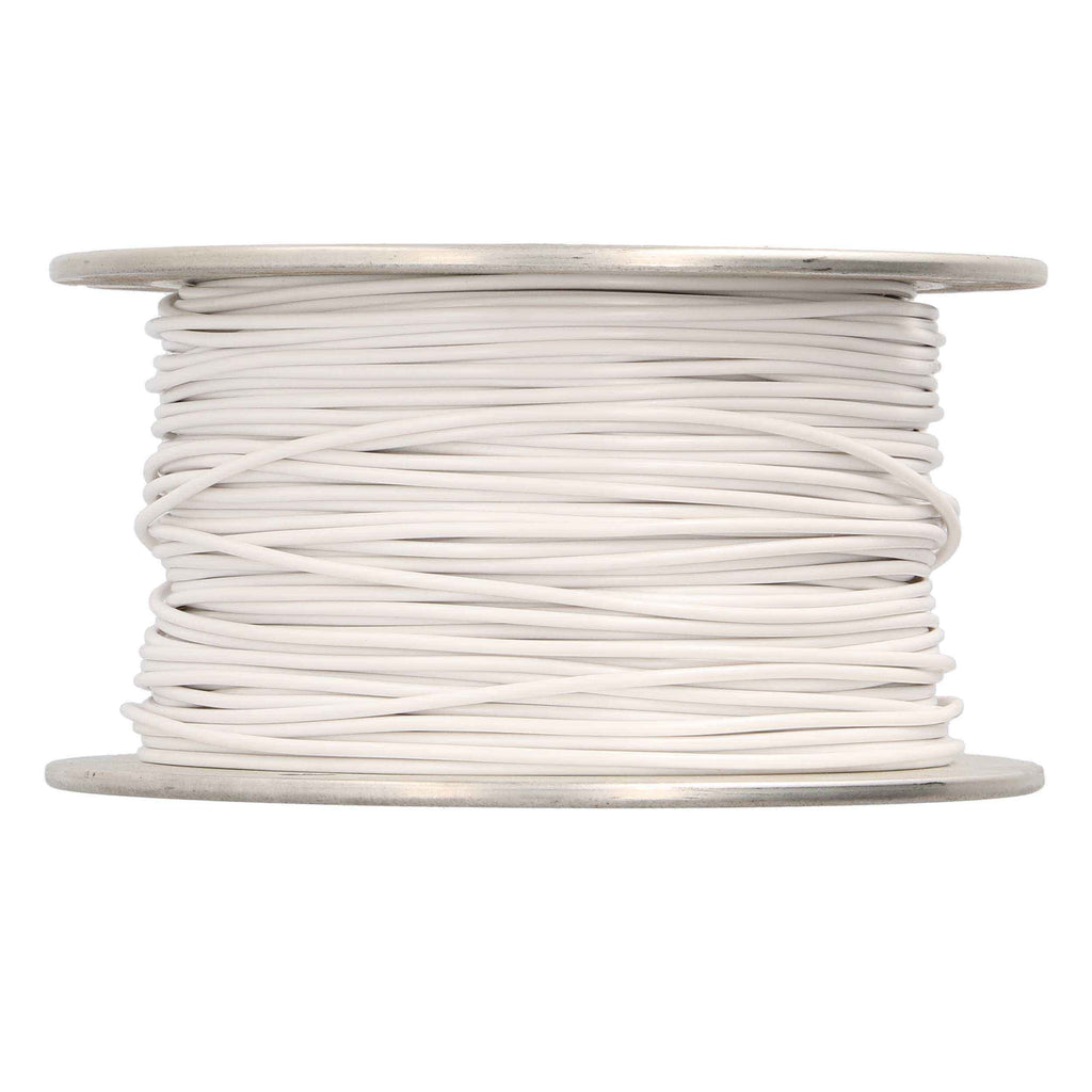 Install Bay US18500WT 18 GA US GPT All Copper Primary Wire White - Coil of 500 Ft