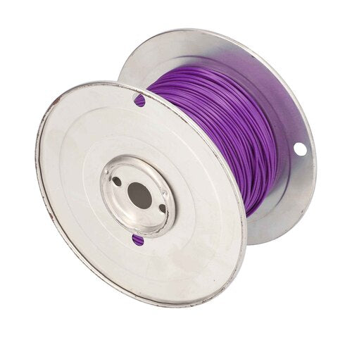 Install Bay US22500PL 22 GA US GPT All Copper Primary Wire Purple - Coil of 500 Ft