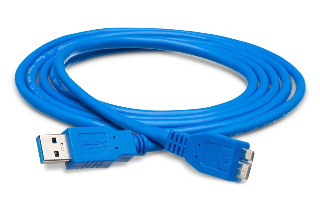 Hosa USB-306AC SuperSpeed USB 3.0 Type A to Micro B Cable 6 foot