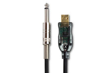 Load image into Gallery viewer, Hosa USQ-110 TRACKLINK Guitar USB Interface 1/4" TS Male to USB Type A 10 foot