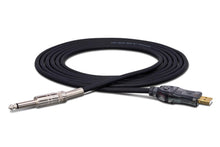 Load image into Gallery viewer, Hosa USQ-110 TRACKLINK Guitar USB Interface 1/4" TS Male to USB Type A 10 foot